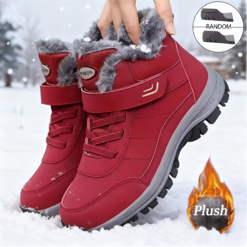 Leather Work Women Shoes - Winter Boots for Women Casual Simple