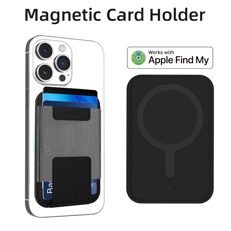 Leather Work In My Area - Micflip Trackable Magnetic Card Holder Leather