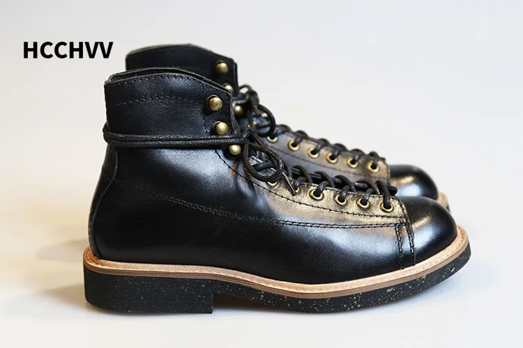 Men's Round Head Locomotive Wo - đánh giá và giá Leather Work Women Shoes