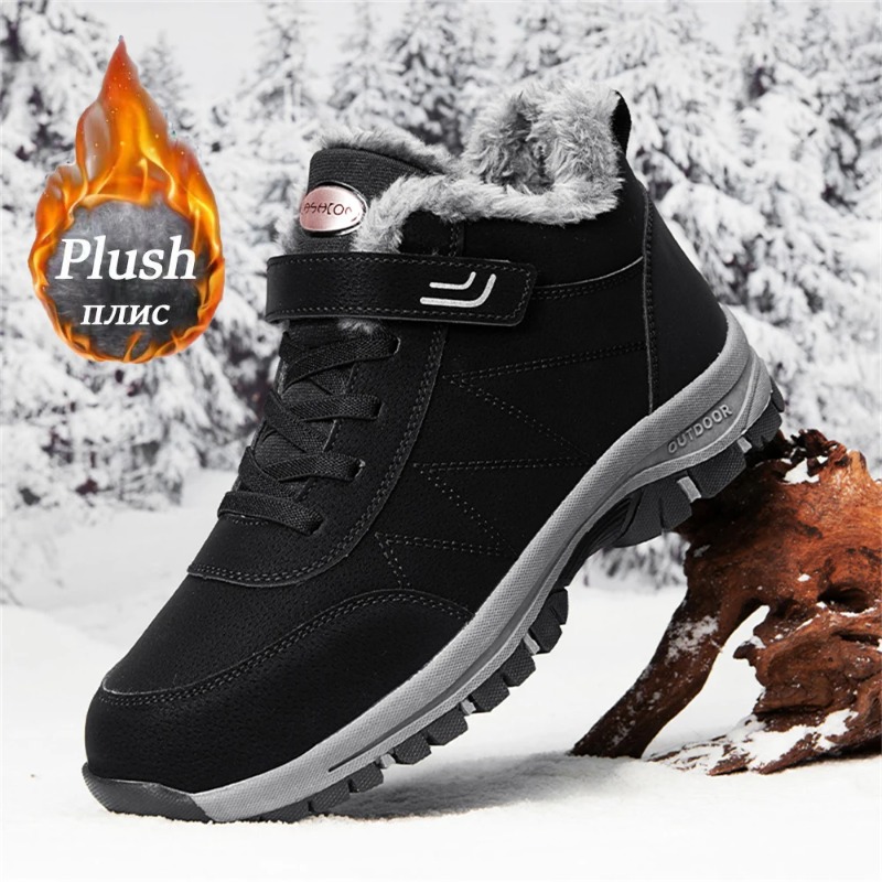 Men's Shoes New Winter Snow Bo - đánh giá và giá Leather Work Women Shoes