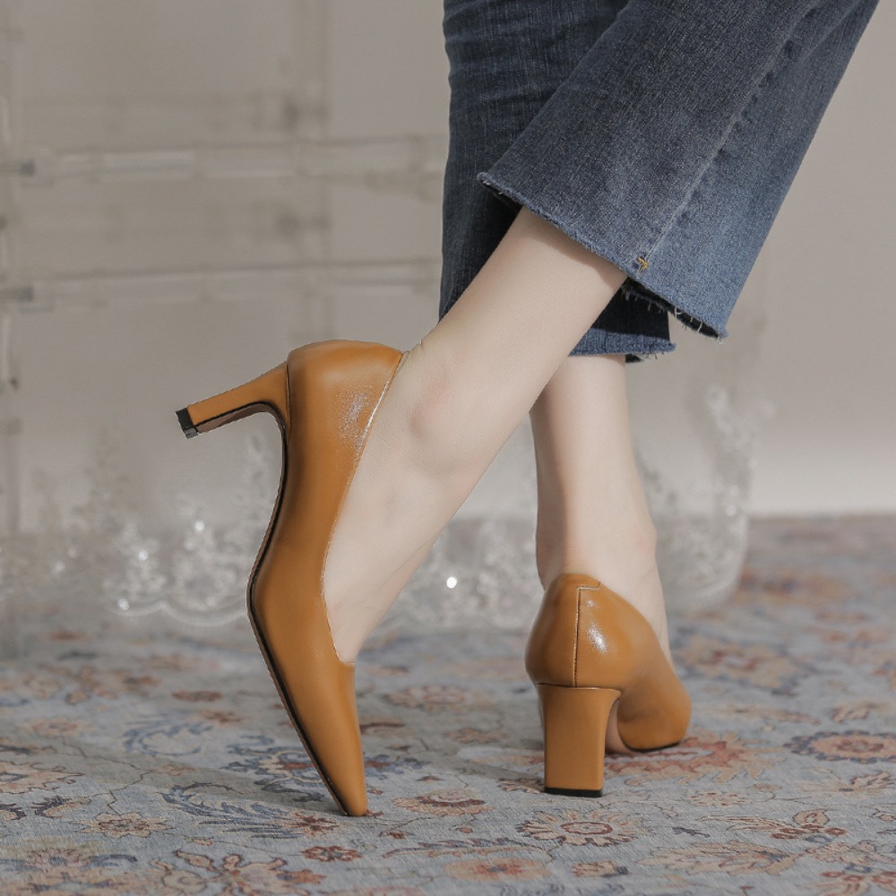 High Heels Women's New Profess - đánh giá và giá Leather Work Women Shoes