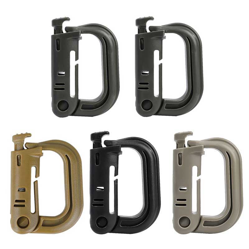 5PCS Grimloc Molle Carabiner D - đánh giá và giá Snap Fastener Setter