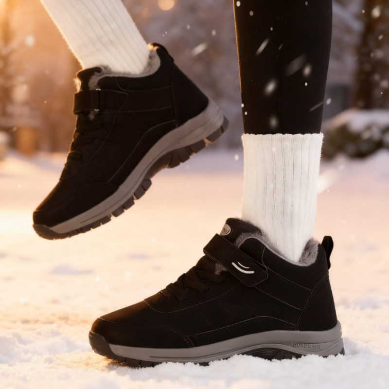 Winter Boots for Women Casual  - đánh giá và giá Leather Work Women Shoes