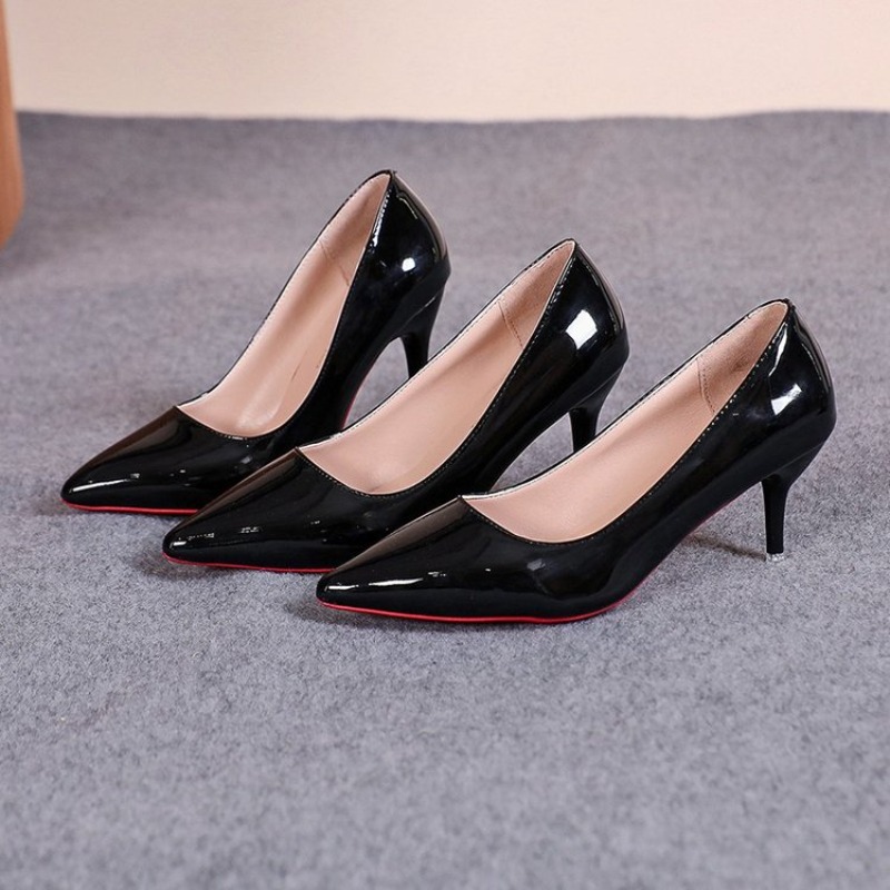 Sexy Pointed Toe Patent Leathe - đánh giá và giá Leather Work Women Shoes