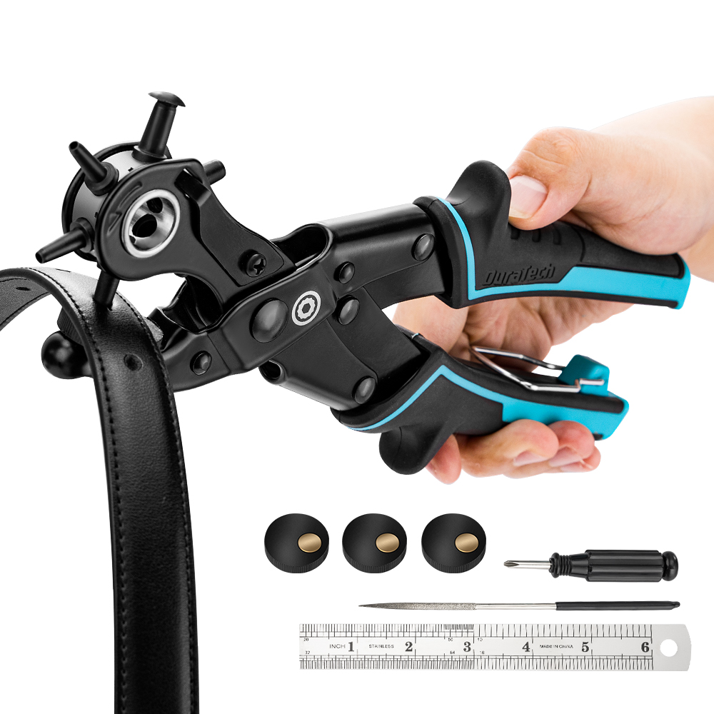 DURATECH 25cm Punching Pliers  - đánh giá và giá Leather Punch Revolving