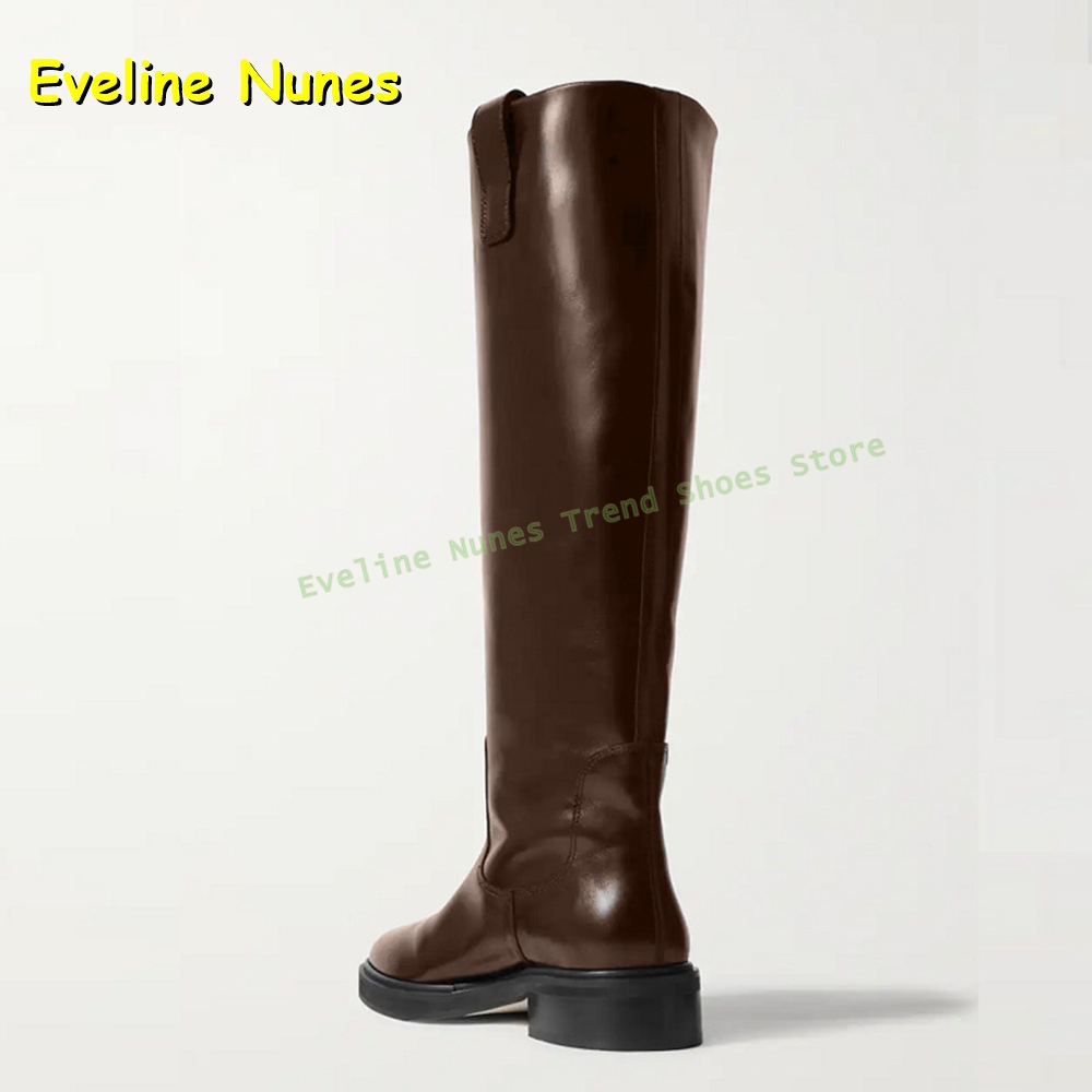 Black Leather Knee High Riding - đánh giá và giá Leather Work Women Shoes