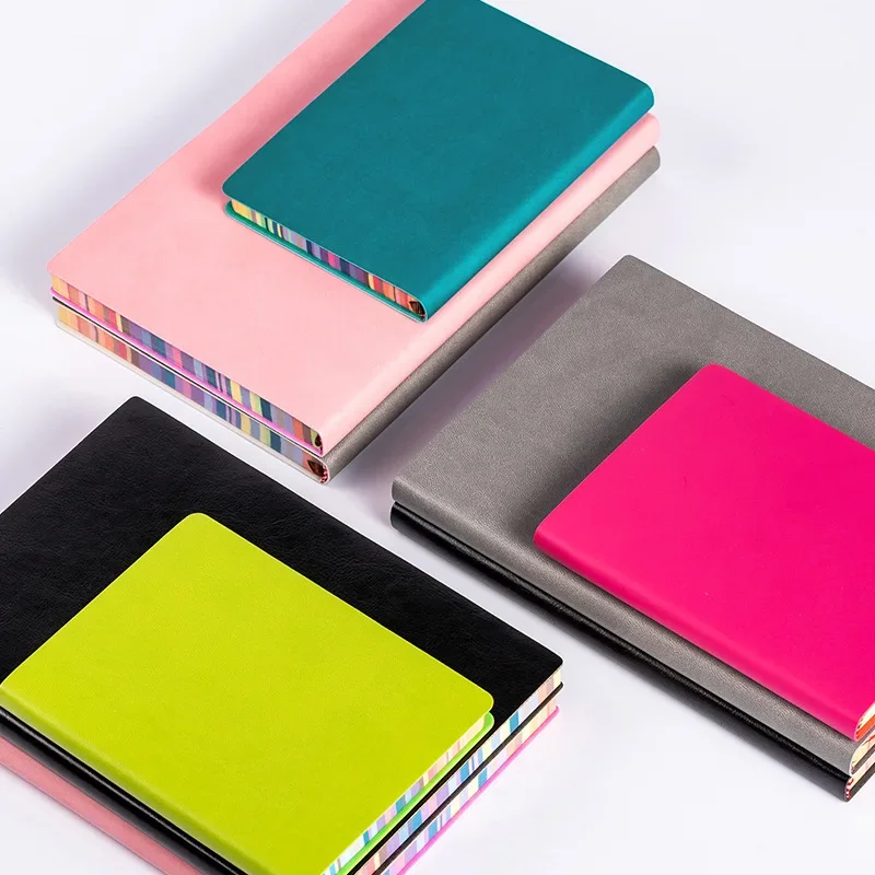 1pc Soft Leather Cover Rainbow - đánh giá và giá Leather Work Diary Covers