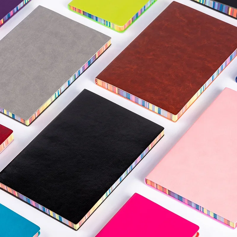 1pc Soft Leather Cover Rainbow - đánh giá và giá Leather Work Diary Covers