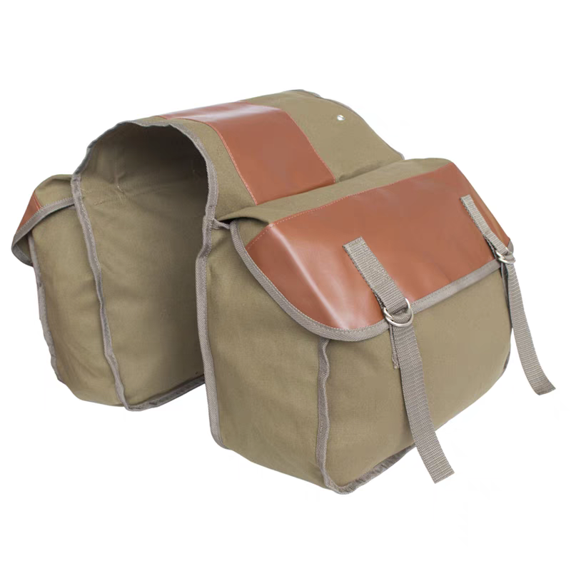 Canvas Leather Rear Saddlebag  - đánh giá và giá Leather Work Bag