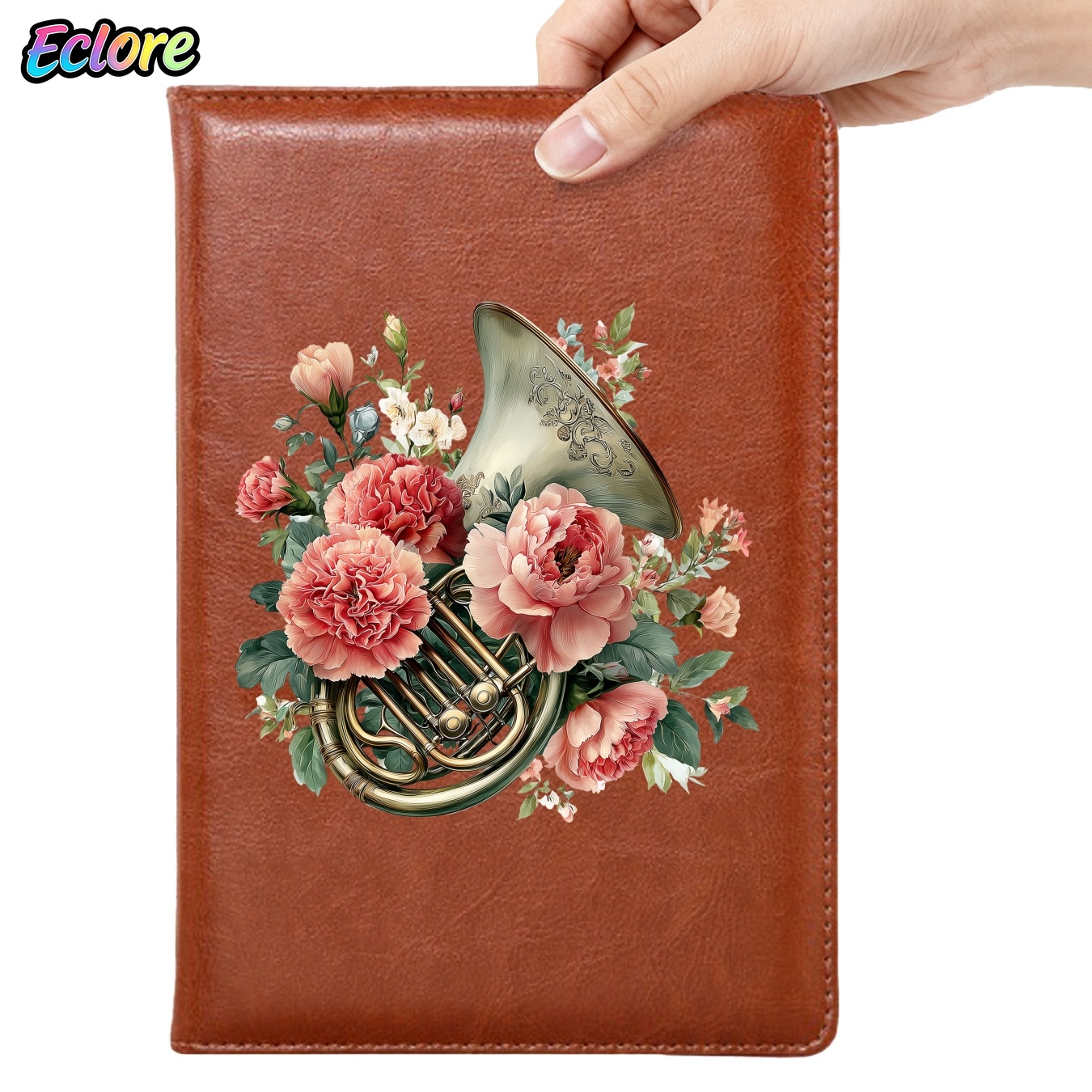 Floral PU Leather Journal with - đánh giá và giá Leather Work Diary Covers