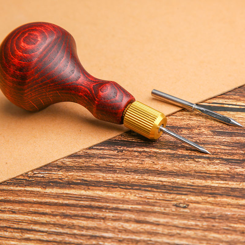 1Set DIY Leather Punch Awl Woo - đánh giá và giá Leather Punch Revolving