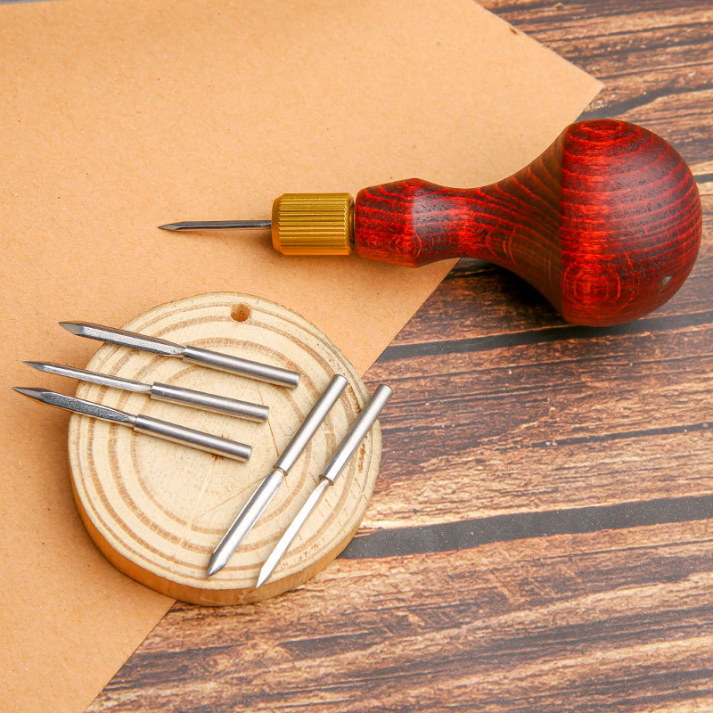 1Set DIY Leather Punch Awl Woo - đánh giá và giá Leather Punch Revolving