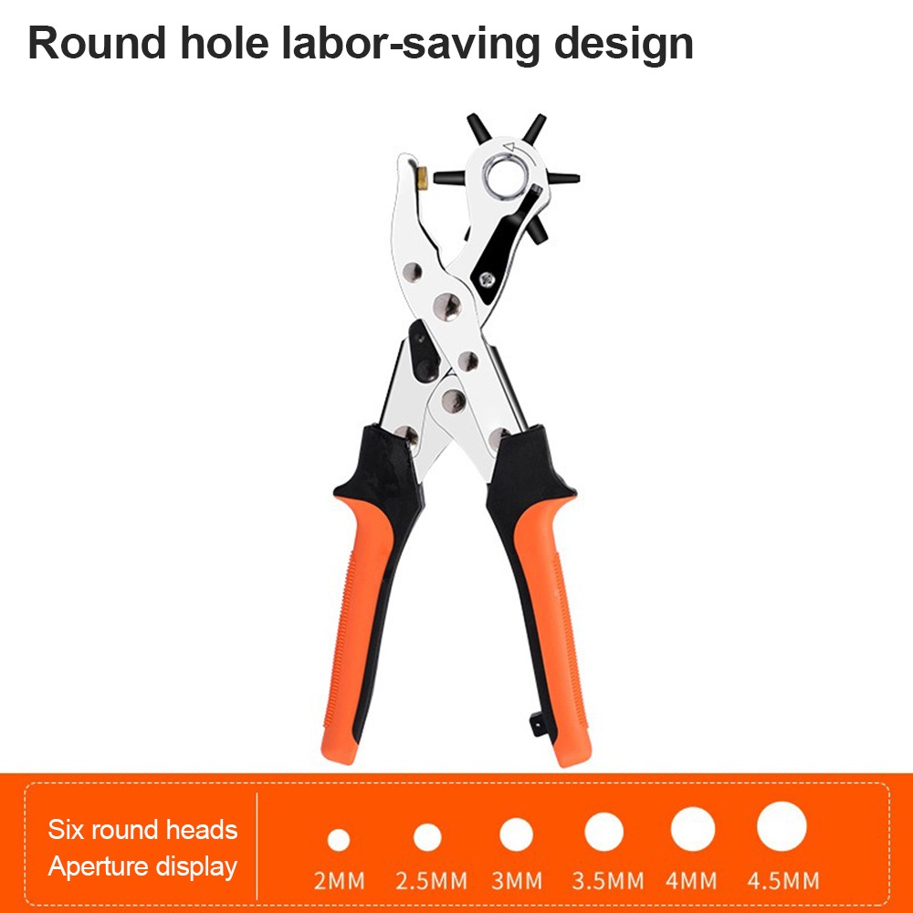 Portable Metal Leather Hole Pu - đánh giá và giá Leather Punch Revolving