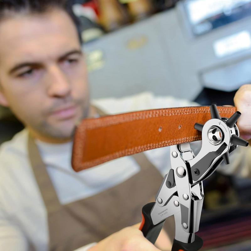 Leather Belt Hole Punch Plier  - đánh giá và giá Leather Punch Revolving