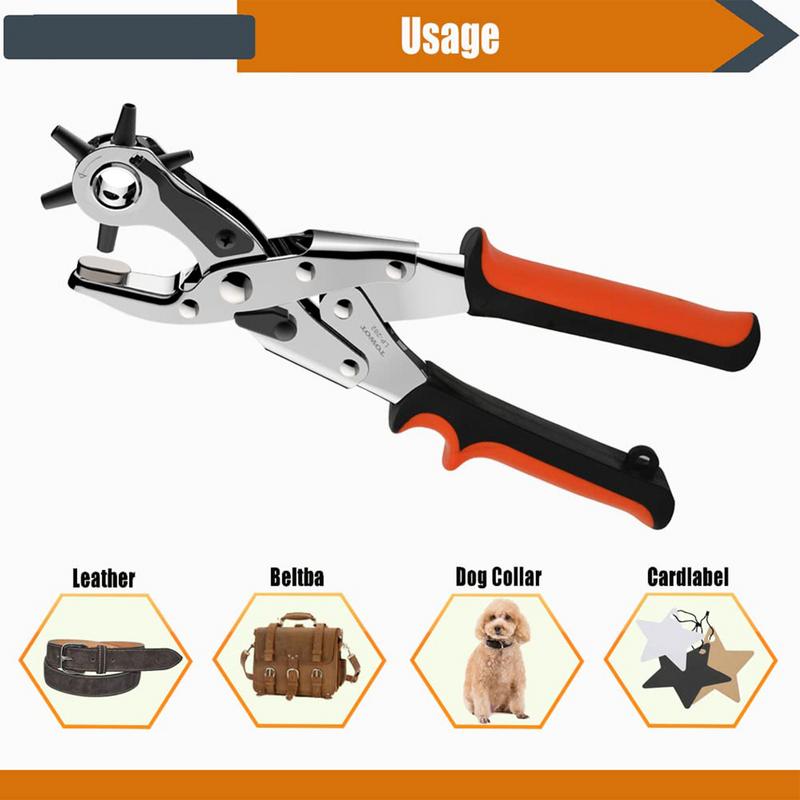 Leather Belt Hole Punch Plier  - đánh giá và giá Leather Punch Revolving