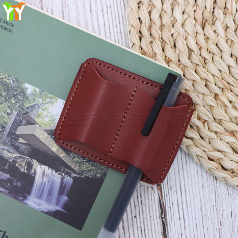 Portable PU Leather Pen Holder - đánh giá và giá Leatherwork Books