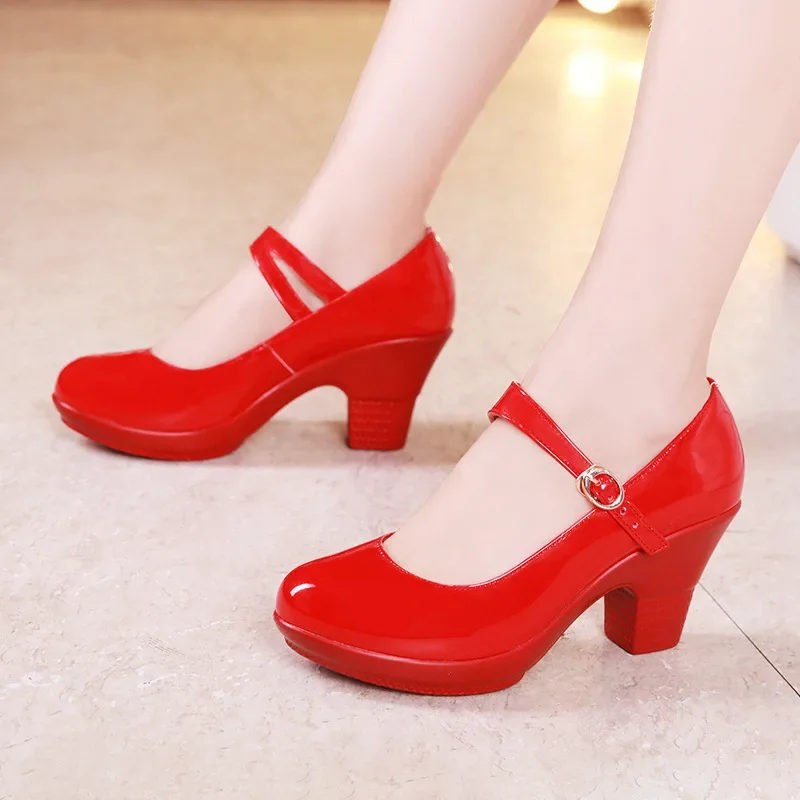 Kích Thước Nhỏ 32-43 Vừa Chặn  - đánh giá và giá Leather Work Women Shoes