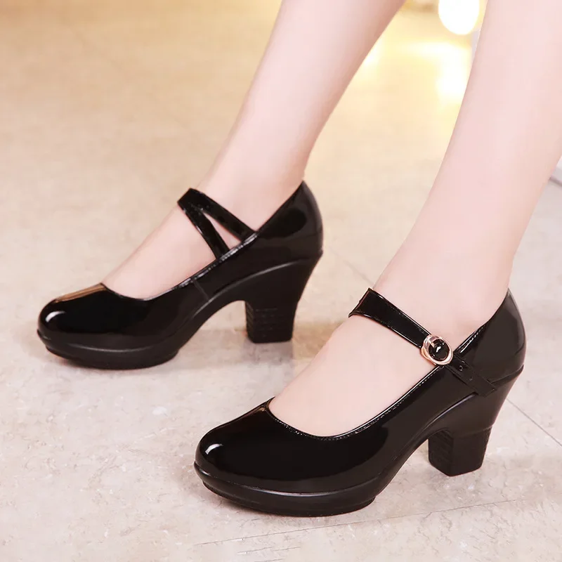 Kích Thước Nhỏ 32-43 Vừa Chặn  - đánh giá và giá Leather Work Women Shoes
