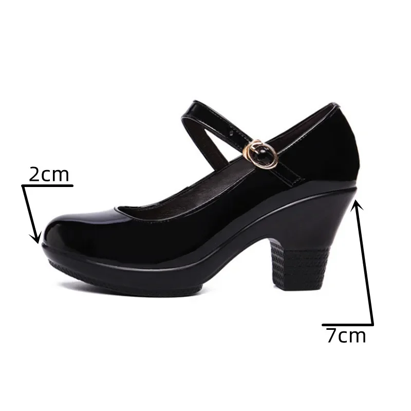 Kích Thước Nhỏ 32-43 Vừa Chặn  - đánh giá và giá Leather Work Women Shoes
