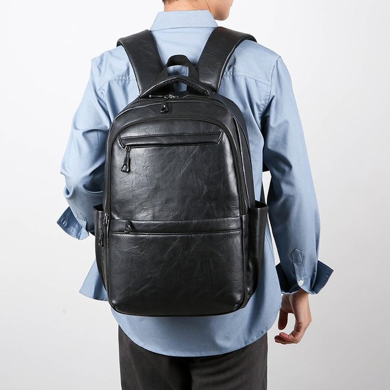 Premium Leather Business Backp - đánh giá và giá Leather Work Bag