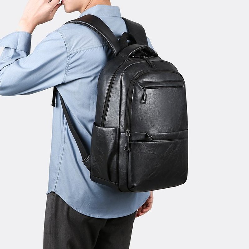 Premium Leather Business Backp - đánh giá và giá Leather Work Bag