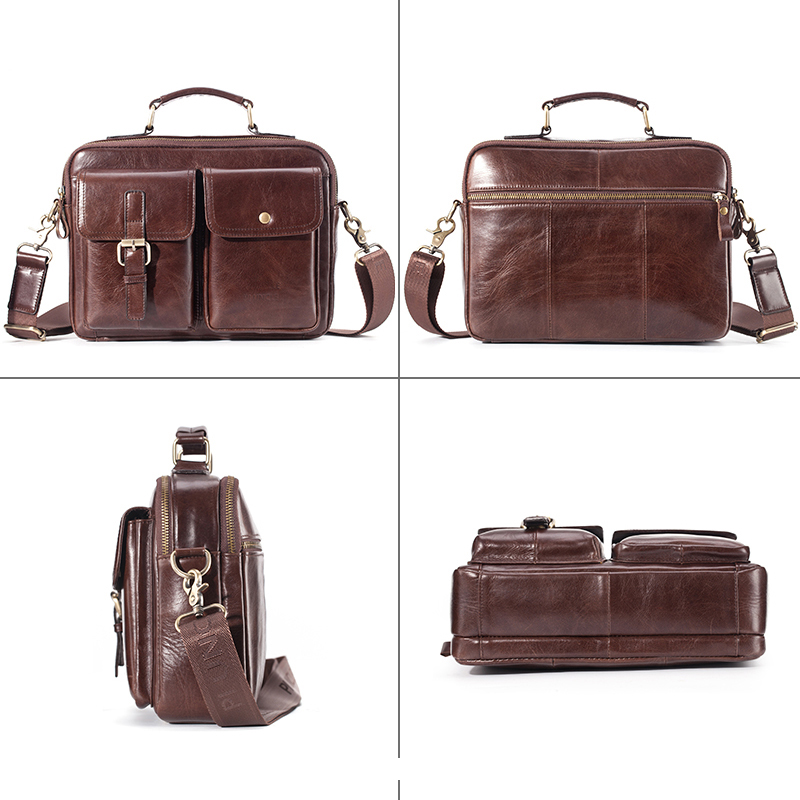 Thương Hiệu Mới Da Bò Da Túi X - đánh giá và giá Leather Work Bag