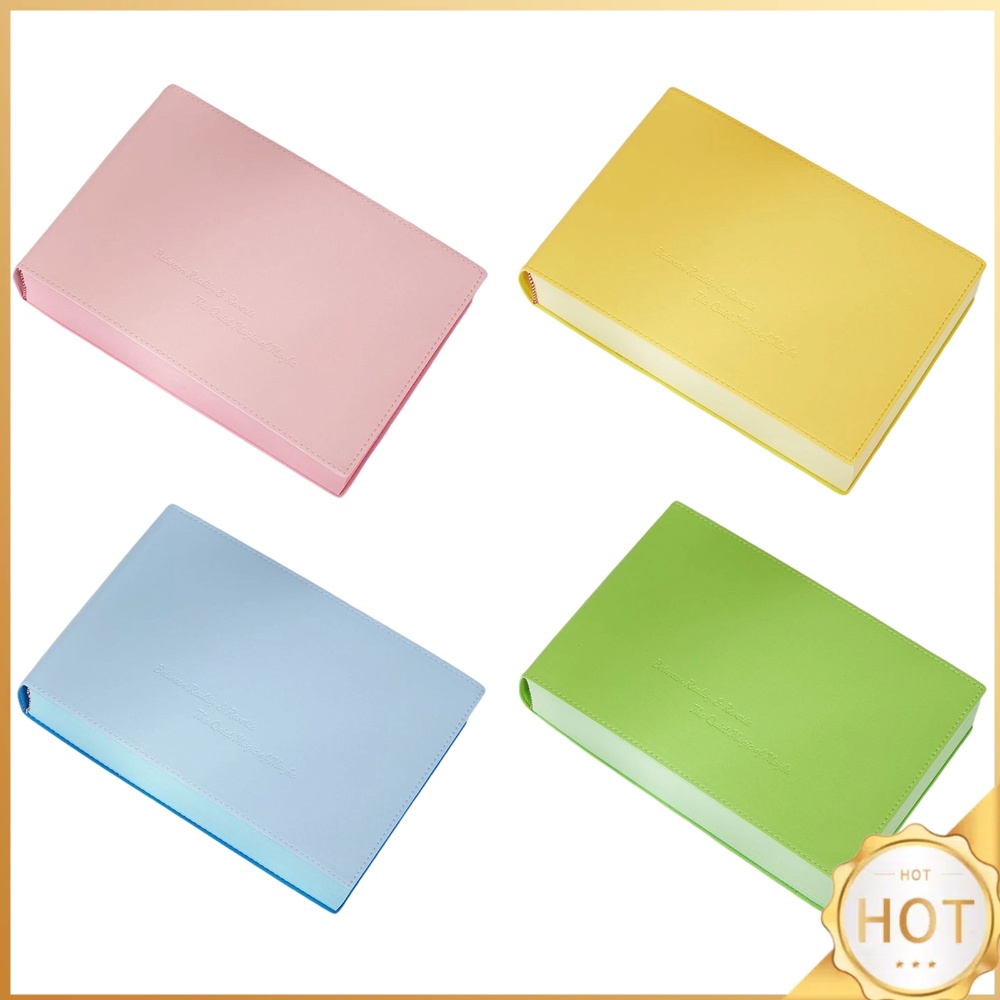 Thickened Color Brick Notebook - đánh giá và giá Leather Work Diary Covers